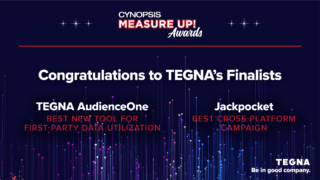 TEGNA AudienceOne Named a Finalist for Cynopsis Measure Up Awards image
